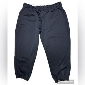 Wilson Women’s Black Softball Knicker Jogger Pants Uniform XXL